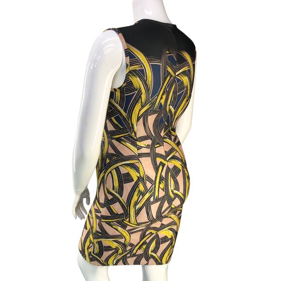 Yigal Azrouel Womens Size 12 Dress Scuba Sheath Sleeveless Stretch USA Made - Picture 6 of 14